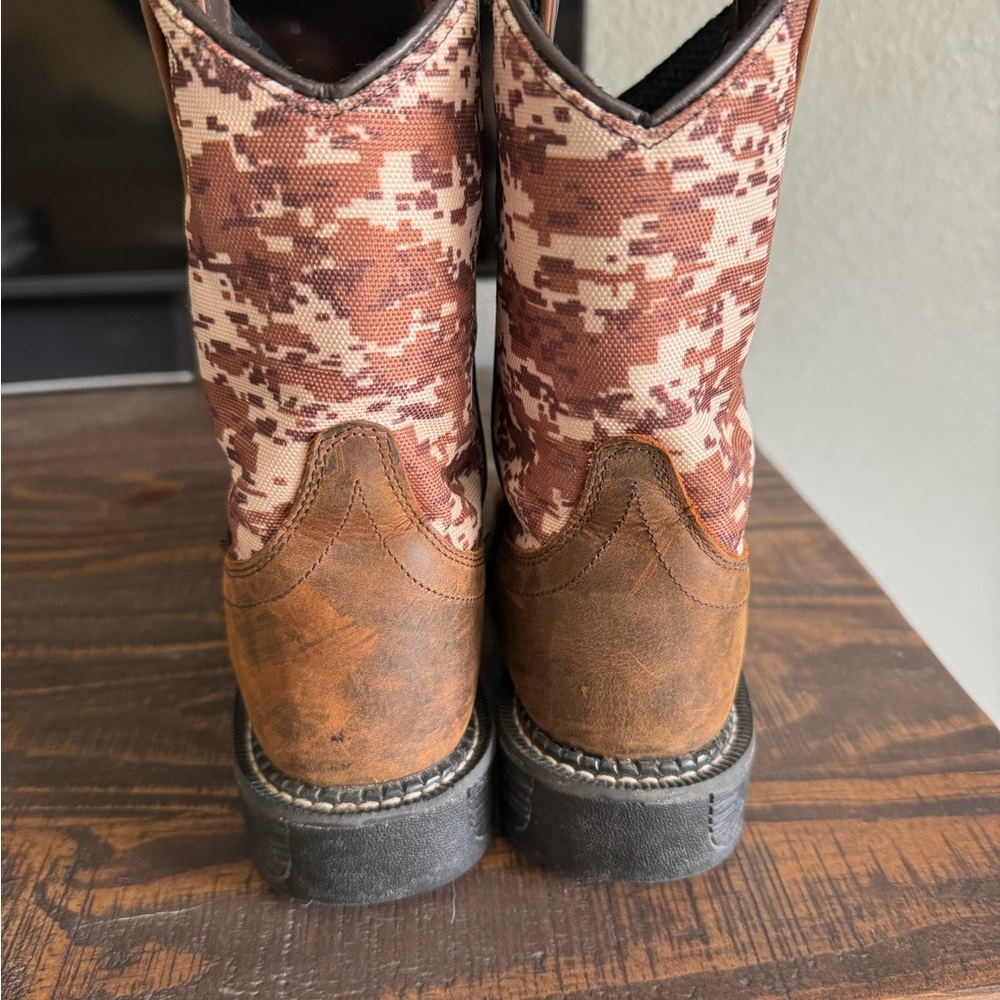 Boys Old West Western Style Boots Digital Camo - Picture 6 of 6